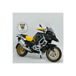 MotoGarage BMW R1250 GS 1:12 Diecast Maket Motor – Sarı Siyah Metal Model Motosiklet
