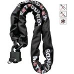 Motoguards Strong Grade 10 Kesilmez Motosiklet Zinciri + Yale Y-220B-51-118-1 Marin Pvc Kaplama Asma Kilit - 150 cm
