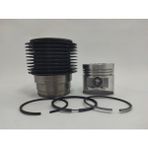 Motokent Kit ( Piston + Segman Seti + Motor Gömleği - Çap : 80 mm ) : Ruggerini/Rf 80/Rf 81/Rf 88