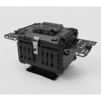Motokit 38 Litre Universal Alüminyum Premium Motosiklet Çantası Siyah