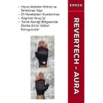 Motokit Revertech Aura Kırmızı / Yarım Parmak - Kaymaz Avuç Içi Özellikli Motosiklet Eldiveni (Erkek) - 2XL