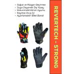 Motokıt Revertech Strong Graffiti / Su Ve Rüzgar Geçirmez Kışlık Motosiklet Eldiveni + Buff Hediyeli