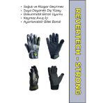 Motokıt Revertech Strong Green Drops / Su Ve Rüzgar Geçirmez Kışlık Motosiklet Eldiveni + Buff Hediyeli