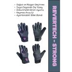 Motokıt Revertech Strong Pink Circle / Su Ve Rüzgar Geçirmez Kışlık Motosiklet Eldiveni + Buff Hediyeli