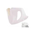 Motolinas CG MOTOR ALT RÜZGARLIK SAKAL ÇENE CG MODELİ ( BEYAZ) - ABS PLASTİK
