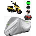 Motolux Rossi 50 Arka Çanta Uyumlu Motosiklet Brandası Premium (Kilit Uyumlu)-Gri