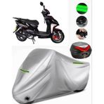 Motolux Rossi Rs Arka Çanta Uyumlu Motosiklet Brandası Premium (Kilit Uyumlu)-Gri