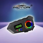 Moton Fm Radyolu Su Geçirmez Interkom – Bluetooth 5.4 & Rgb Işıklı