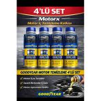 Motor İç Temizleme Dökme Katkı Seti 4'Lü 300 Ml X4 Engine Flush Yağ Öncesi Temizleyici