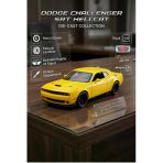 Motor Max 1:24 Ölçek 2018 Dodge Challenger Srt Hellcat Widebody Diecast Model Araba - Sarı Vitrin