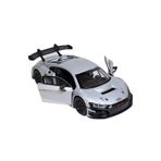 Motor Max Koleksiyon 1 / 24 Ölçek Audi R8 Lms Gt3 Metalik Gri Model Metal Araba