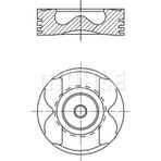 Motor Piston Segman 0.50 -0.20mm Kısa Master-movano 2.5 Dcı G9u 04 89.50mm