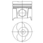 Motor Piston Segman 0.50 Mgn-lgn 1.9 D F9qt-vıvaro 1.9 Cdtı 8v Düz Kanal 80.50