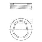 Motor Piston Segman 0.50 Polo 1.6 Aee 77.01