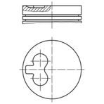 Motor Pıston Segman 82.00MM Std Doblo 1.9 D 01 - Mahle 0097900