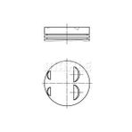 MOTOR PISTON SEGMAN MEGANE II CLIO II CLIO III MODUS SCENIC II (K4J) 1,4 (79,50MM) / (+1,00MM) MAHLE-0220502