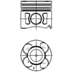 Motor Piston Segman Std 69.60MM Euro5 Astra J-Corsa D-Fiorino-Linea 1.3 16V A13DTE Starstop Var 90PS 87-435700-02 Gnzrz