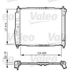 MOTOR RADYATORU M.T AVEO KALOS 1.2 1.4 T200 T250 T255 480X418X16