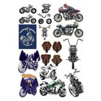 Motor Sticker Set-2 15 Parça Telefon, Tablet, Defter, Laptop Sticker