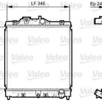 MOTOR SU RADYATORU HONDA CIVIC 1992 - 2000 MANUEL VITES (350X348X16) VALEO 731434