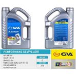 MOTOR YAĞI 5W30 3.2 LT PLATINUM PARTİKÜLLÜ DPF TAM SENTETİK API SN/CF