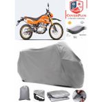 Motoran Cross XV-250 Gri Motorsiket Brandası Motor Örtüsü Çadır Su Geçirmez Motosiklet Kılıfı Motor Brandası - Gri- Arka Çanta UYUMSUZ