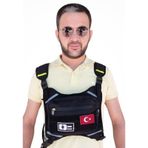 Motorcu Göğüs Çantası Reflektörlü Su Geçirmez Kan Grubu 0rh-