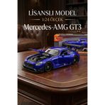 Motormax 1:24 Mercedes-AMG GT3 Model Araba - Metal Diecast - Lacivert