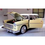 MotorMax 1955 Chevrolet Bel Air Nomad 1/24 Krem Model Araba