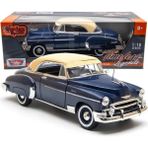 Motormax Motor Max 1:18 1950 Chevy Bel Air Diecast Model Araba Mavi