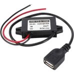 Motorobit Dc-Dc 12V'TAN 5V'A 3A Voltaj Düşürücü - USB Çıkışlı - 1 Adet - Renkli