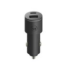 Motorola TurboPower Share Araç Şarj Cihazı Solo- 45W Çift Bağlantı Noktalı USB-A, Moto G Power için USB-C Çıkışı, Stylus, Saf, Oyun, Kenar, Kenar, Bir 5G UW Ace, ThinkPhone