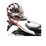 Motorsiklet Kask Filesi Kancalı Siyah