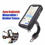 Motorsiklet Su Geçirmez Telefon Kılıfı Telefon Tutucu 7 İnç XL