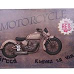 Motorsiklet Tablo Pano Dekoratif Hediyelik