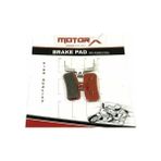Motorx Bisiklet Fren Disk Balatası Mtb Shimano D03S / M820 Bp 1004 Kırmızı - Siyah- Kırmızı