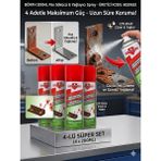 Motorx Borfh 200 ml Pas Sökücü ve Yağlayıcı Sprey 4\'lü Süper Set - Çift Etkili Formül (6020652) - . - Açık Gri