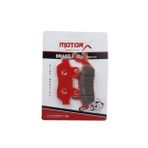 MOTORX Honda Cb 125 E / Cbf 150 Motosiklet Ön Fren Disk Balatası Kırmızı