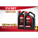 Motorx Motul 4100 Protect 10W40 Motor Yağı 4l X2 (8 Litre) 2025 Üretim 4x4 Performance