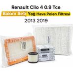 Motorx Renault Clio 4 0.9 Tce Periyodik Bakım Seti Yağ Hava Polen Filtresi 2013 2019 Mais - Altın