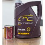 Motorx Yüksek Performanslı 2025 Üretimli 5W40 Extreme 7915 5l Motor Yağı ve Motor Flush 300ML Motor Iç Temizleyici Katkısı
