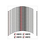 MOTOSEPETİM HERO X PULSE BEYAZ JANT KAPLAMA STİCKER