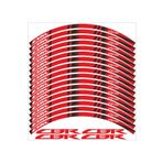 MOTOSEPETİM HONDA CBR KIRMIZI JANT ŞERİDİ CBR 125-250-600-1000 MODELLERE UYUMLU JANT SİTCKER KAPLAMA