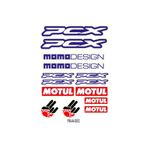 MOTOSEPETİM PCX MOMO DESİGN STİCKER SETİ ÇOKLU STİCKER 02