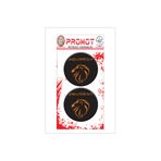 MOTOSEPETİM PEUGEOT 3D KABARTMALI DAMLA LOGO STİCKER 5cm 06