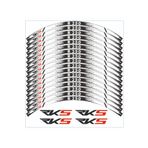 MOTOSEPETİM RKS R250 YAZILI JANT KAPLAMA ŞERİDİ JANT ŞERİDİ STİCKER BEYAZ
