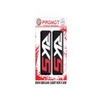 MOTOSEPETİM RKS UYUMLU ÖN MAŞA 3D KABARTMALI 2'Lİ DAMLA STİCKER 1