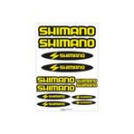 MOTOSEPETİM SHIMANO BİSİKLET KADRO STİCKER SETİ 01