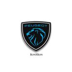MOTOSEPETİM Sticker PEUGEOT 3D DAMLA 2 Lİ STİCKER LOGO 2