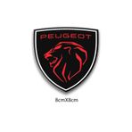 MOTOSEPETİM Sticker PEUGEOT 3D DAMLA 2 Lİ STİCKER LOGO 4